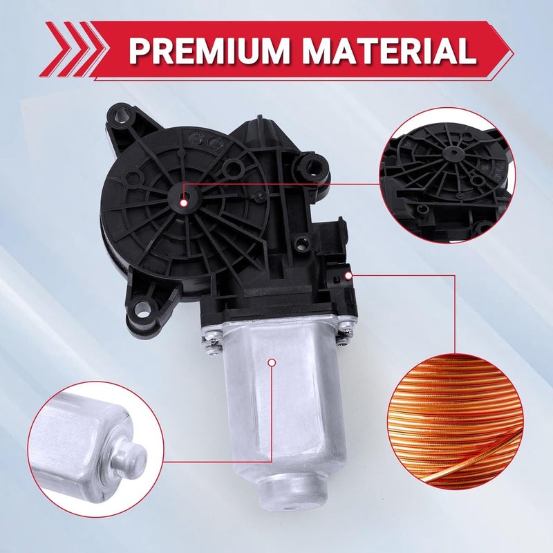 AICARS Power Window Motor Front Left Driver Side Compatible with Hyundai Elantra 2017 2018 2019 2020 Power Window Regulator Replacement for 82450-F2000 - Image 5